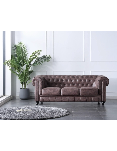 Chester | Sofá 3 Plazas 205cm LETTO BELLO