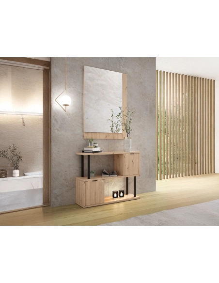 Barra | Recibidor Completo con Espejo LETTO BELLO