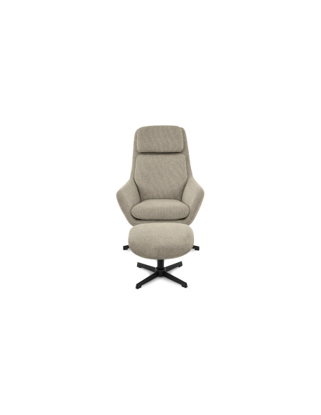 Capri | Sillón Giratorio + Reposapiés LETTO BELLO