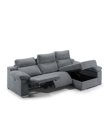 Dumont | Sofá Chaiselongue 2 Relax Eléctricos LETTO BELLO