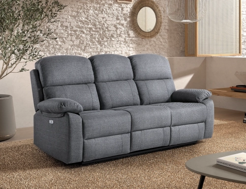 Amber | Sofá 3 Plazas 2 Relax Eléctricos LETTO BELLO
