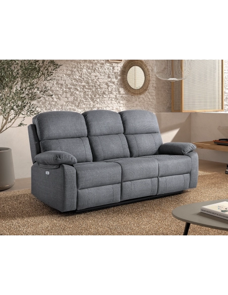 Amber | Sofá 3 Plazas 2 Relax Eléctricos LETTO BELLO