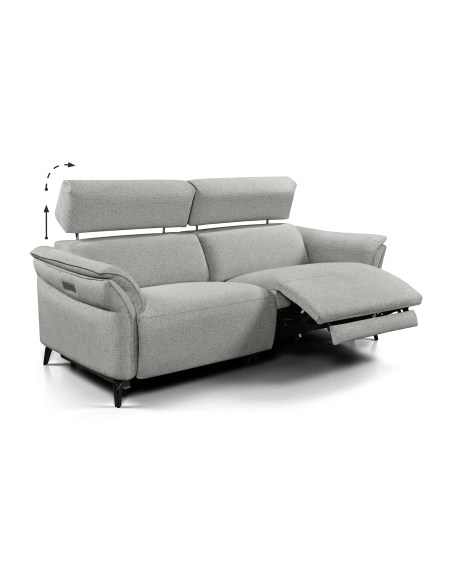 Vento | Sofá 3PL 2 Relax Cabezal Eléctrico LETTO BELLO