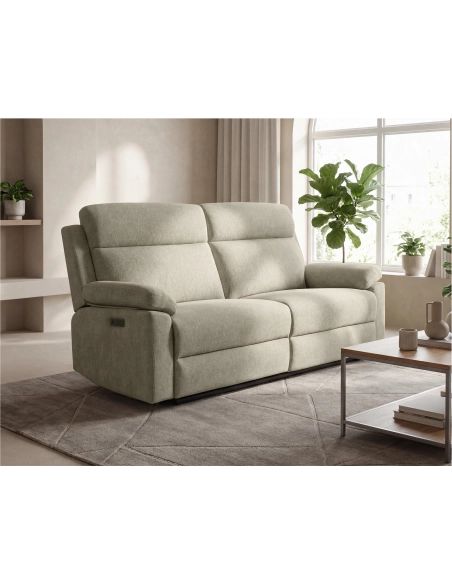 Onyx | Sofá 3 Plazas 2 Relax Eléctricos LETTO BELLO