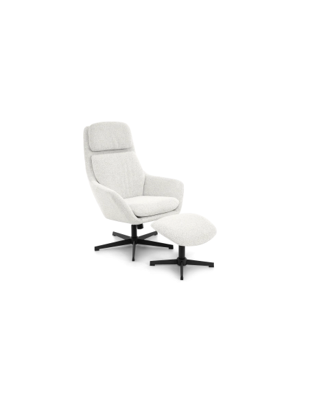 Capri | Sillón Giratorio + Reposapiés LETTO BELLO