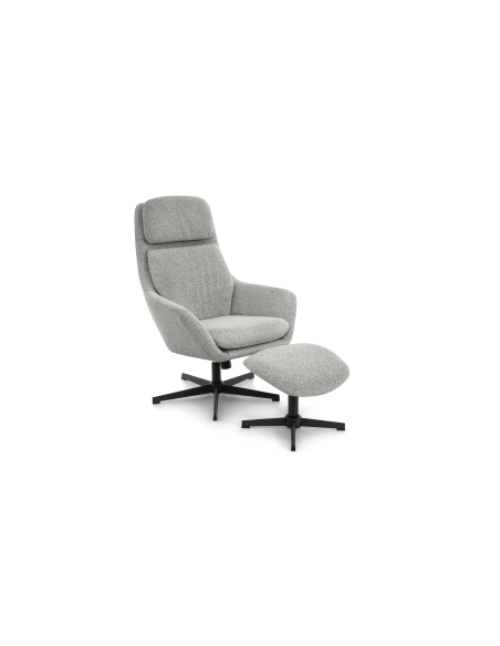 Capri | Sillón Giratorio + Reposapiés LETTO BELLO