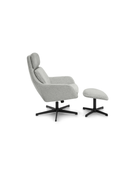 Capri | Sillón Giratorio + Reposapiés LETTO BELLO